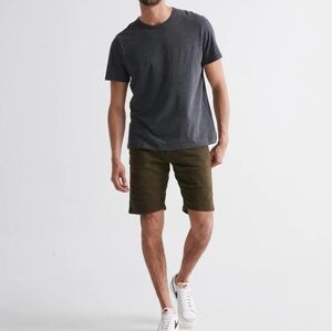 Du/er No Sweat Short  Slim Fit In Army Green Men's‎ 38X9.5